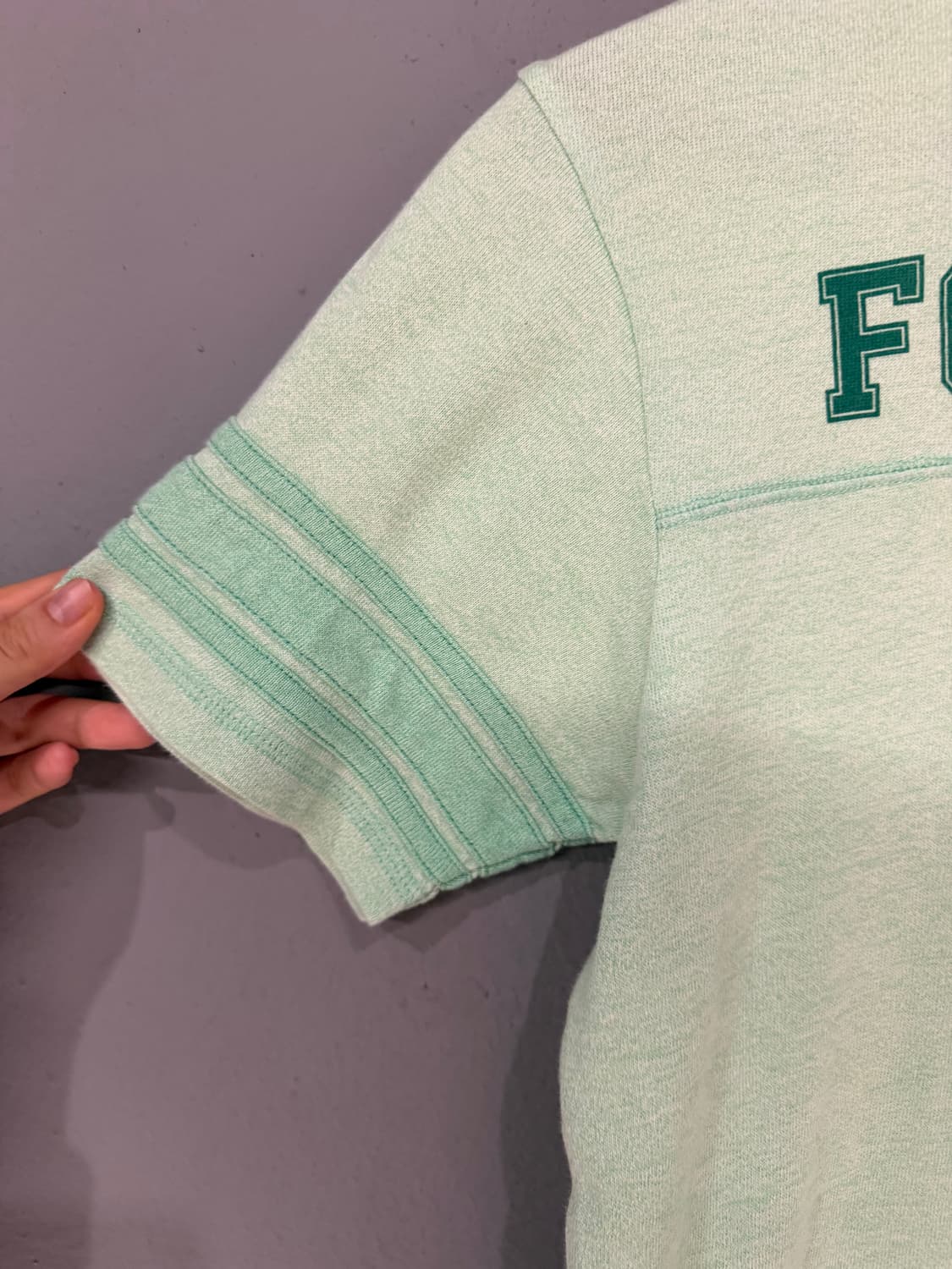 numbering detail mint t-shirt 상품이미지8