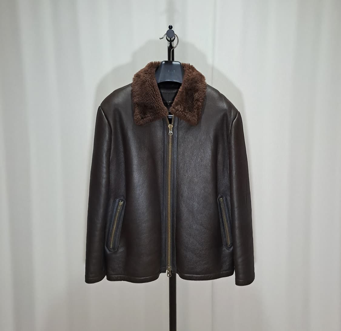 (택포) 노스비치 스페인 양가죽 양털 무스탕 L B290 상품이미지1