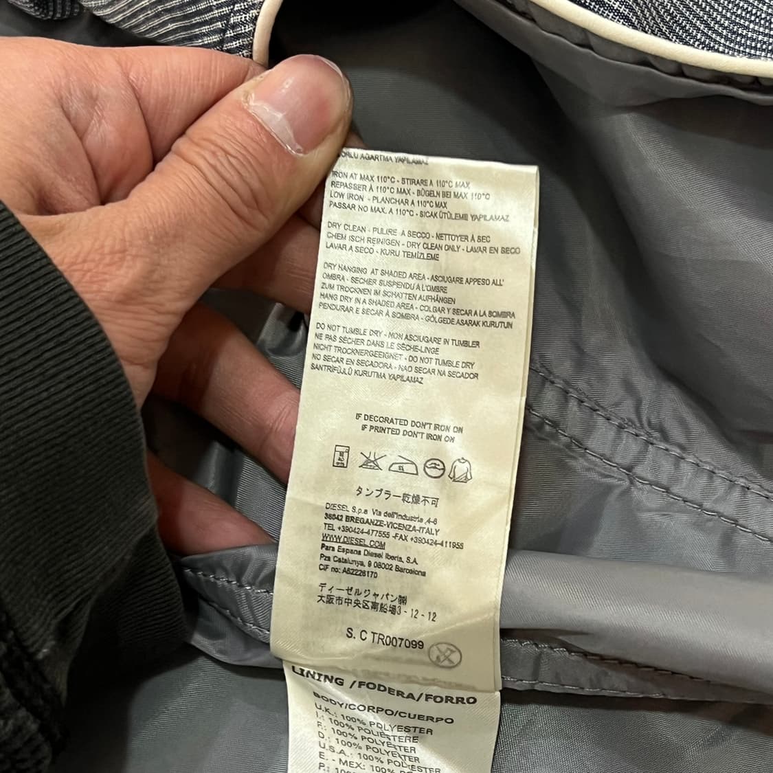  디젤 코튼 블레이저 y16007 상품이미지9