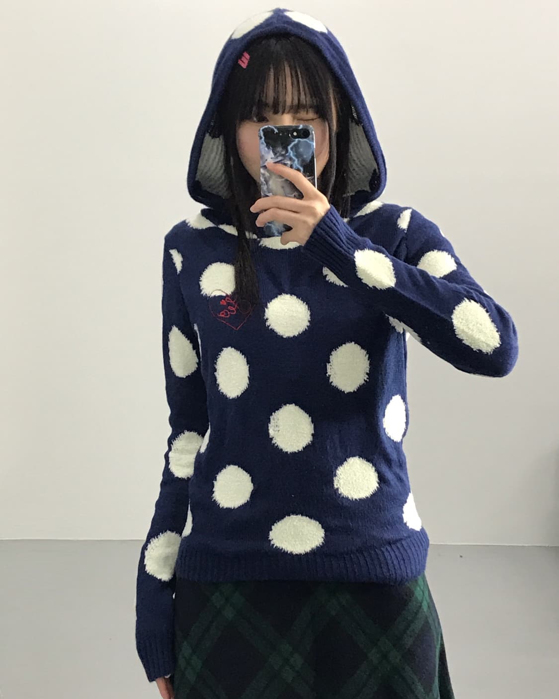 Fiorucci Navy Dotted Hoodies 상품이미지7