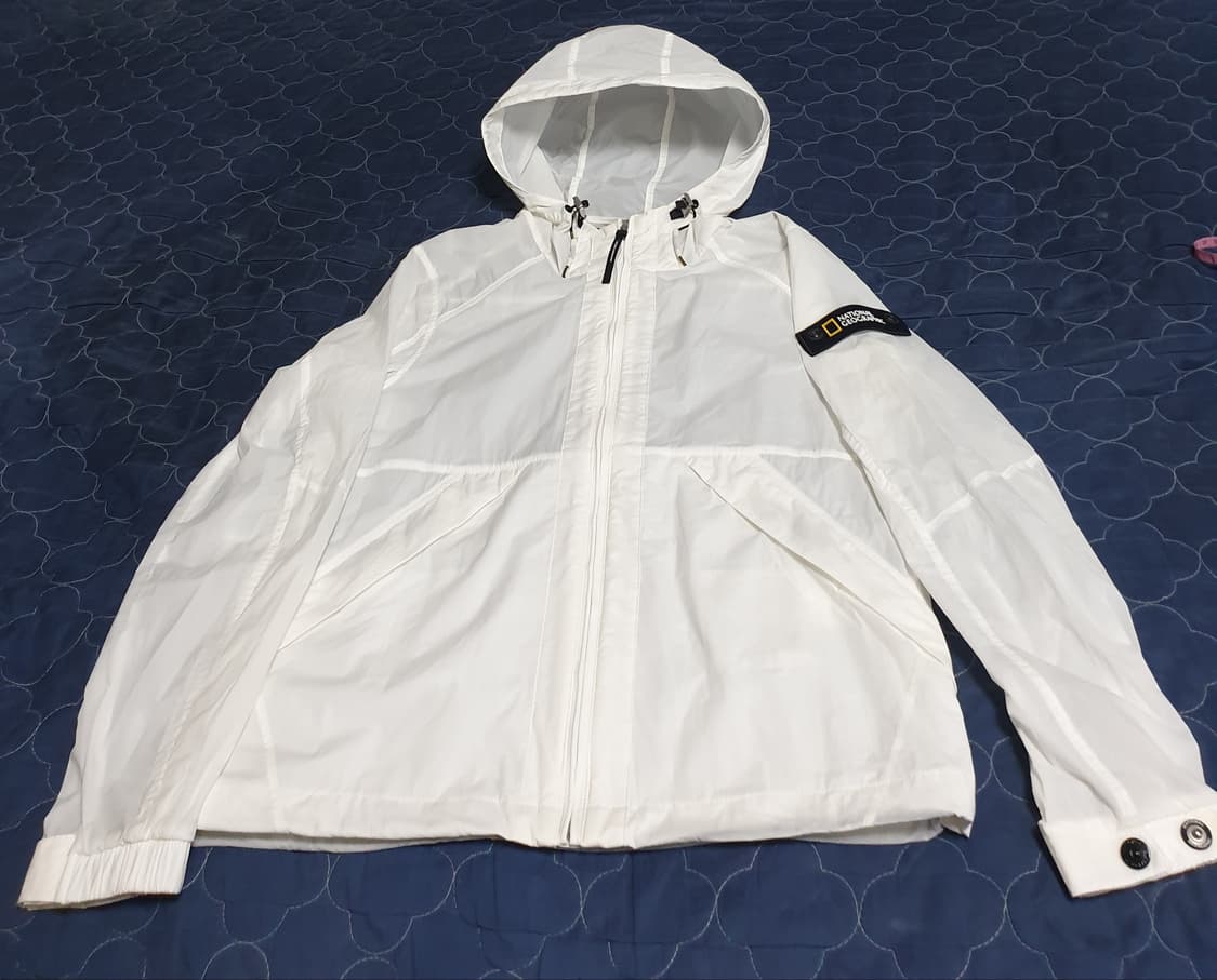 내셔널지오그래픽 월리스 바람막이 자켓 화이트 (S) 상품이미지1