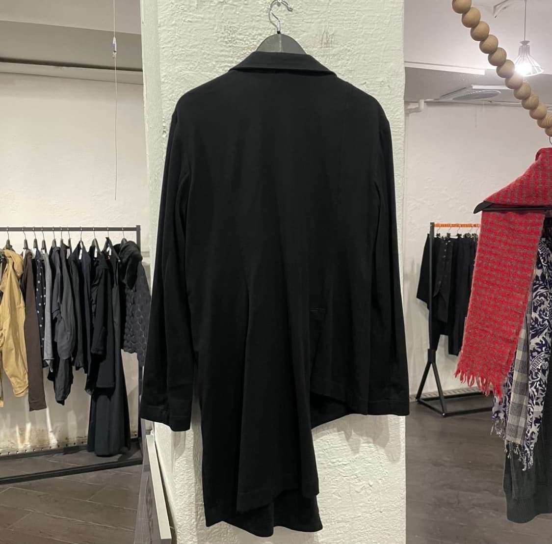 요지야마모토 비대칭 코트 상품이미지2