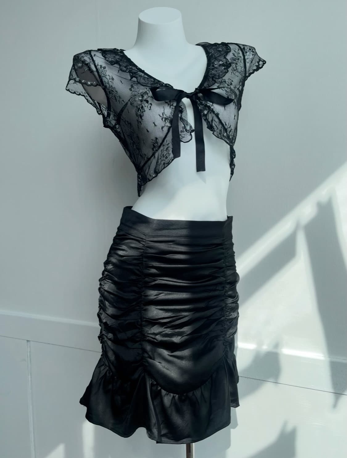 Dear Princess 고스 레이스 리본 볼레로 상품이미지4