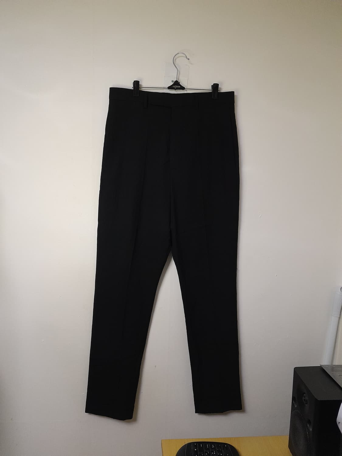 릭오웬스 블랙 DIRT 클래식 울슬랙스 46/30"~31" 상품이미지1