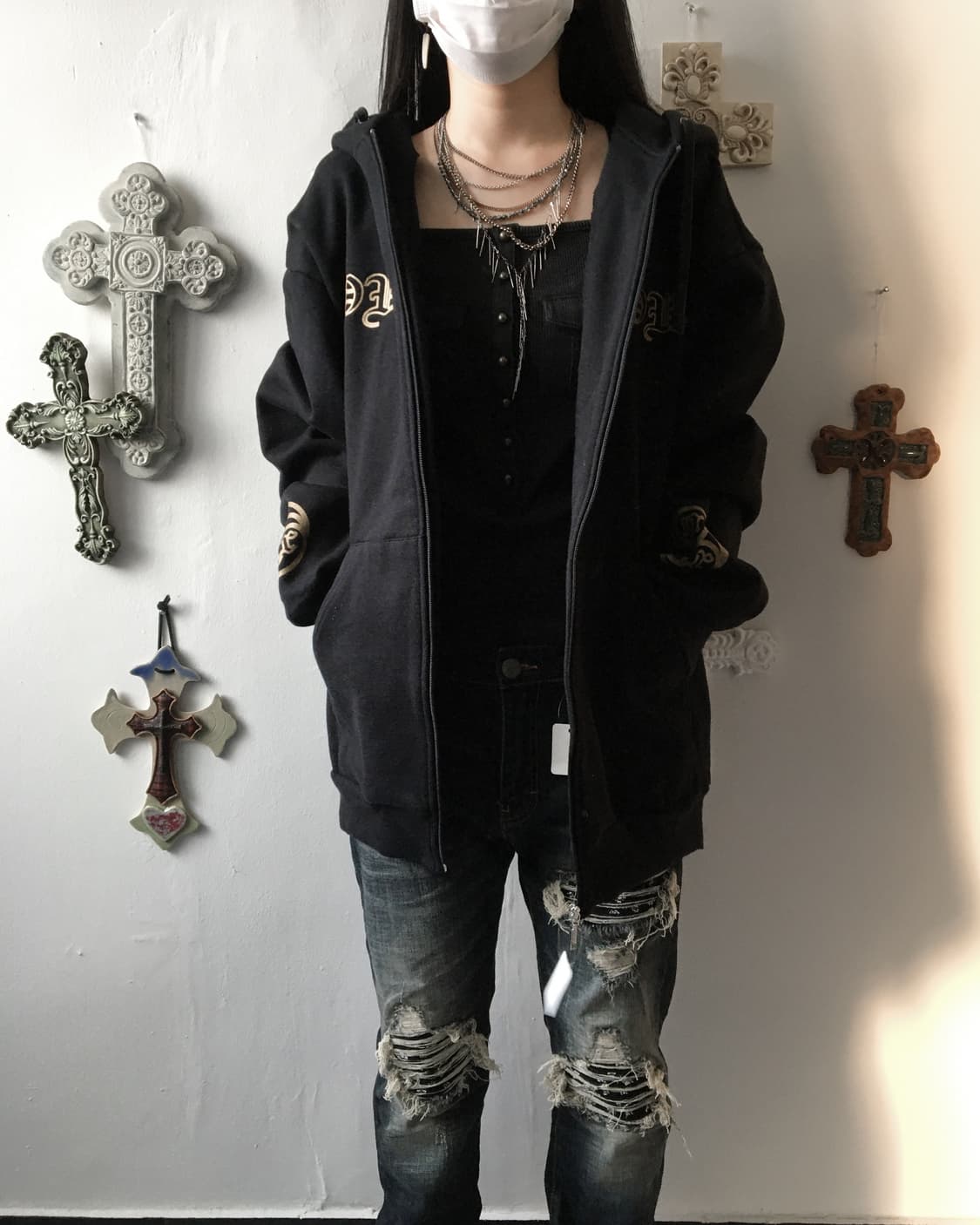 oriental point hood zip up 상품이미지6