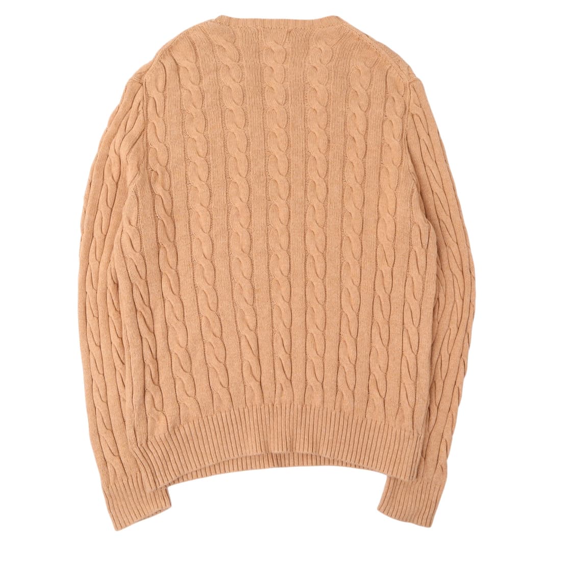 폴로 랄프로렌 신형 QR 베이지 코튼 케이블 니트 상품이미지5