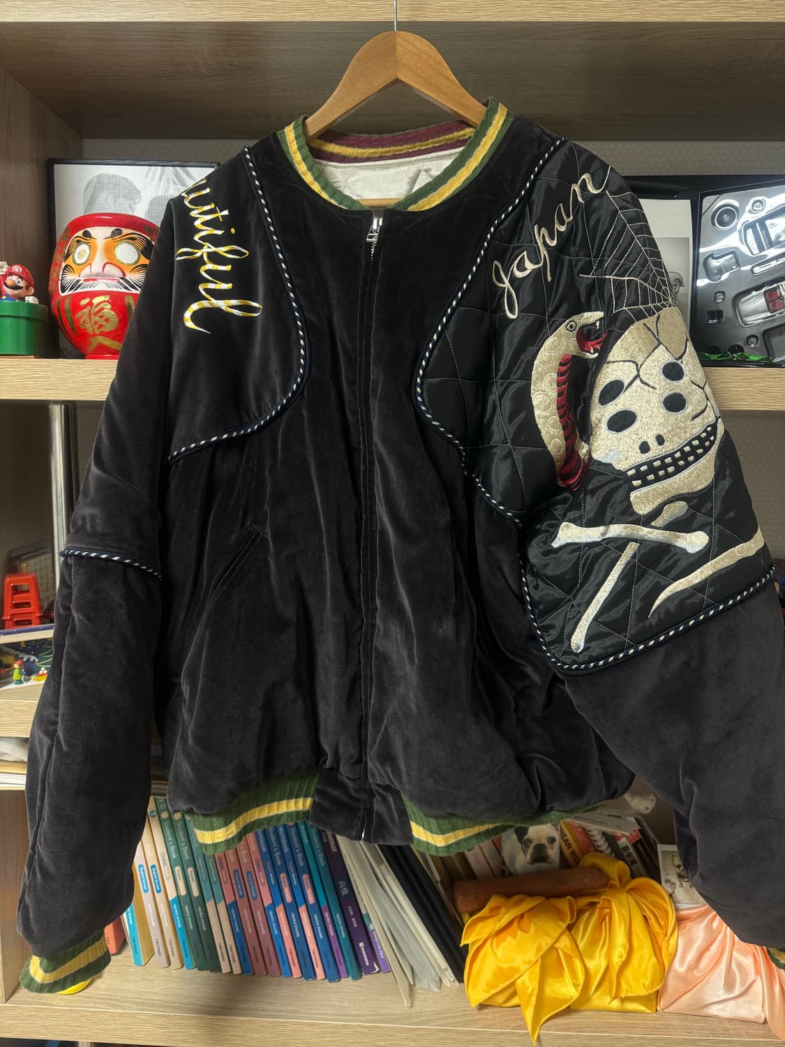 캐피탈 스컬 앤 스네이크 샴 봄버 자켓 4사이즈 상품이미지1