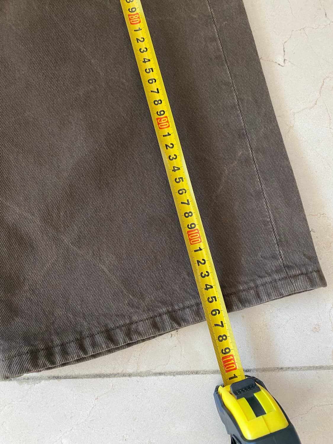 자라 zara 브라운 데님 청바지 배기 와이드 핏 리바이스 상품이미지5