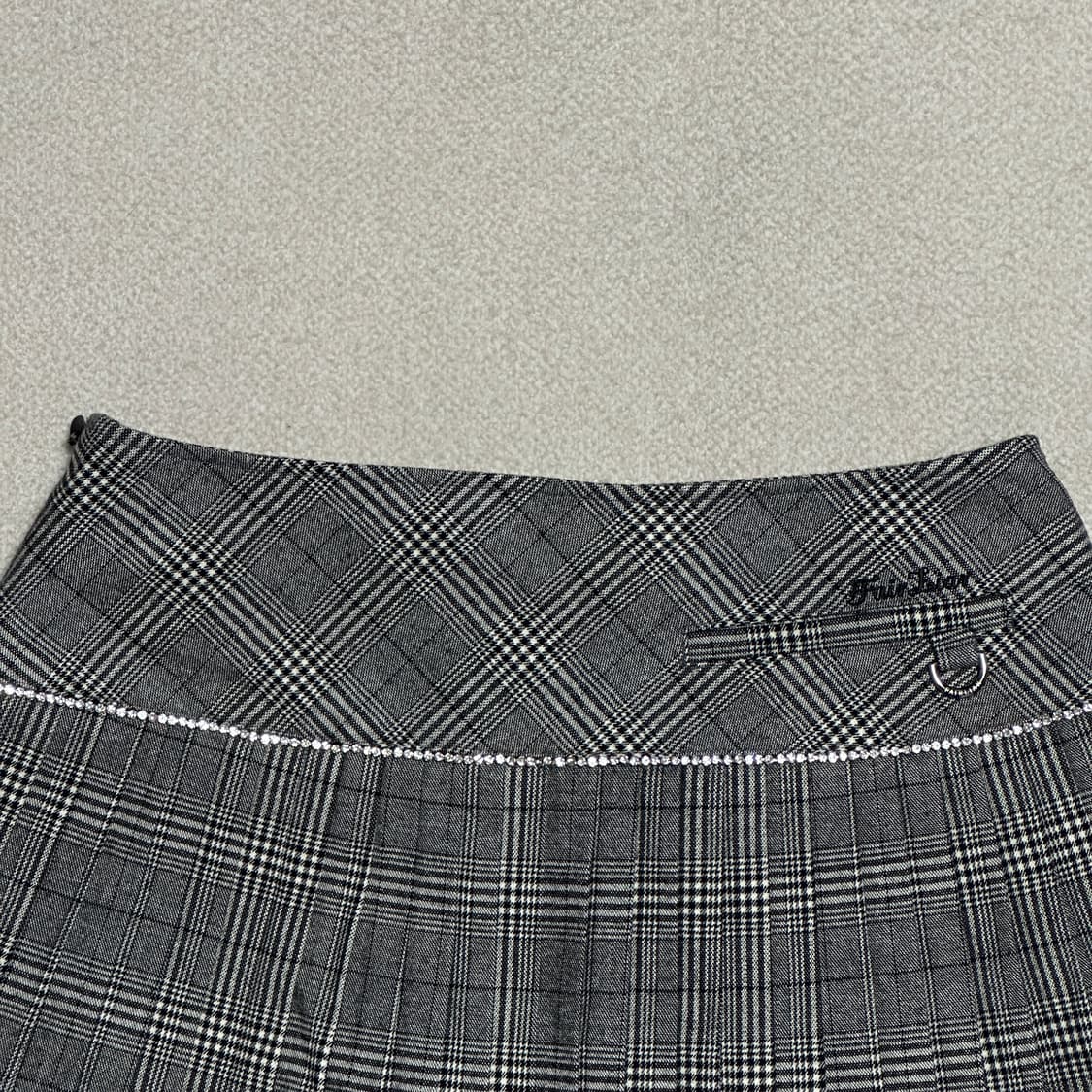 페어라이어 체크 플리츠 스커트 상품이미지4