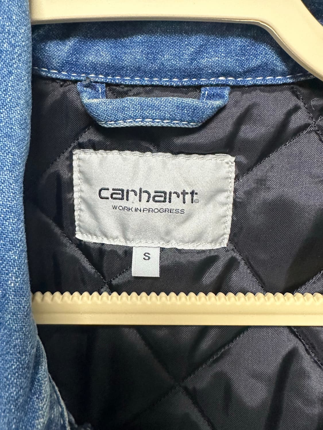 칼하트 WIP 노르코 데님 OG 디트로이트 자켓 블루 스톤 워시드 상품이미지4