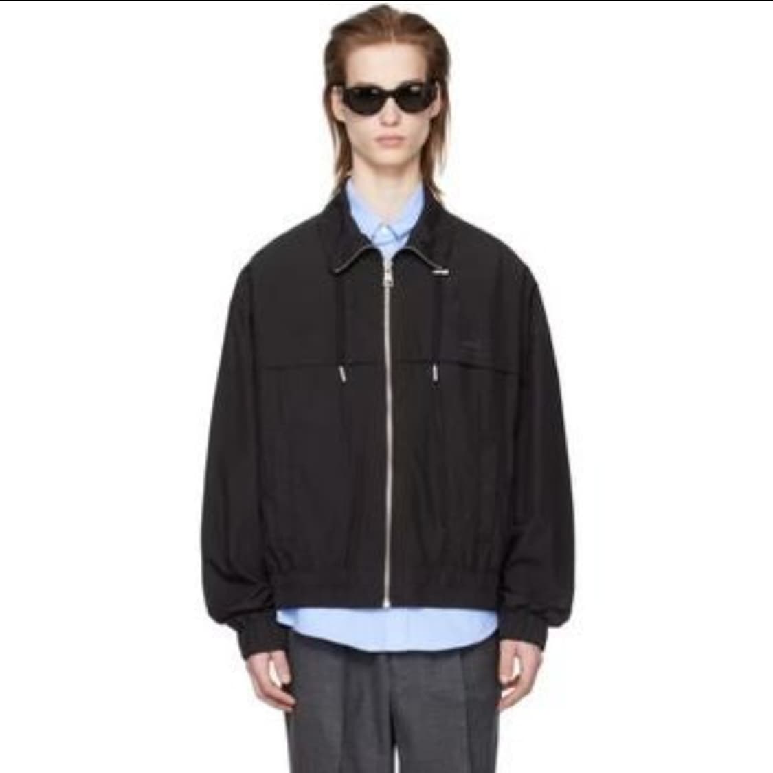 아미 AMI 블랙 바람막이 자켓 XXL (내용확인 필) 상품이미지1