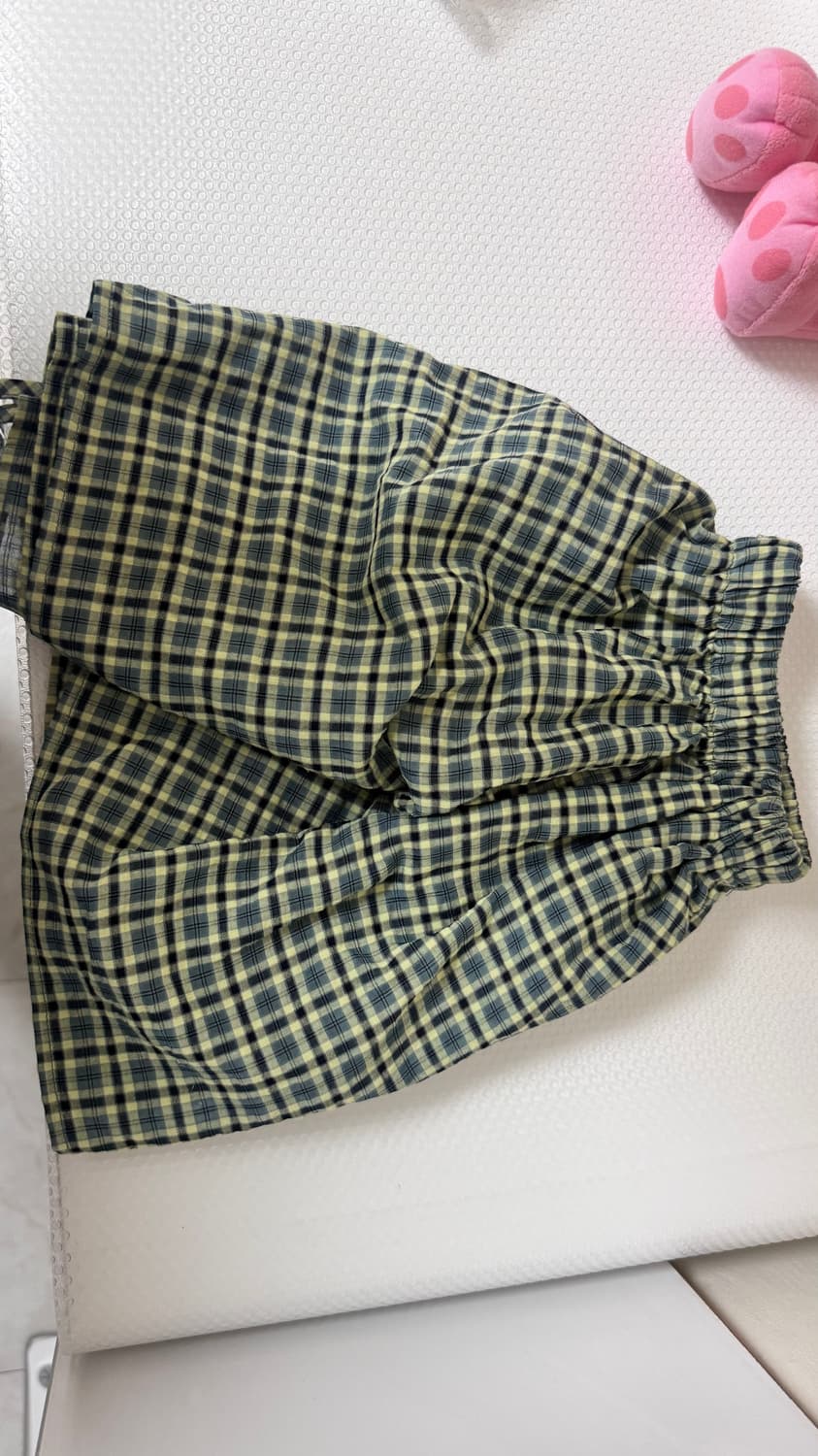 노컨텐츠 체크스커트 상품이미지3
