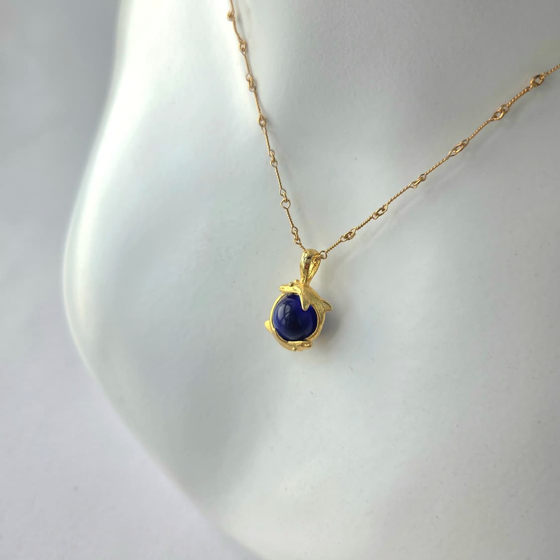 1990-2000s y2k Dolphin cat's eye Pendant 상품이미지3