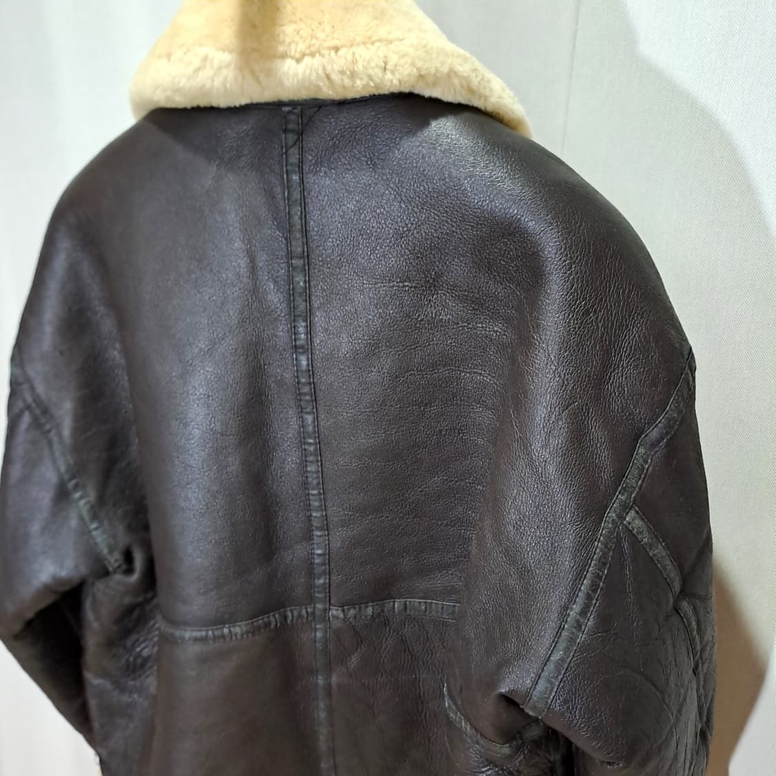 (택포) 양가죽 B-3 무스탕 국내생산 110 B786 상품이미지6