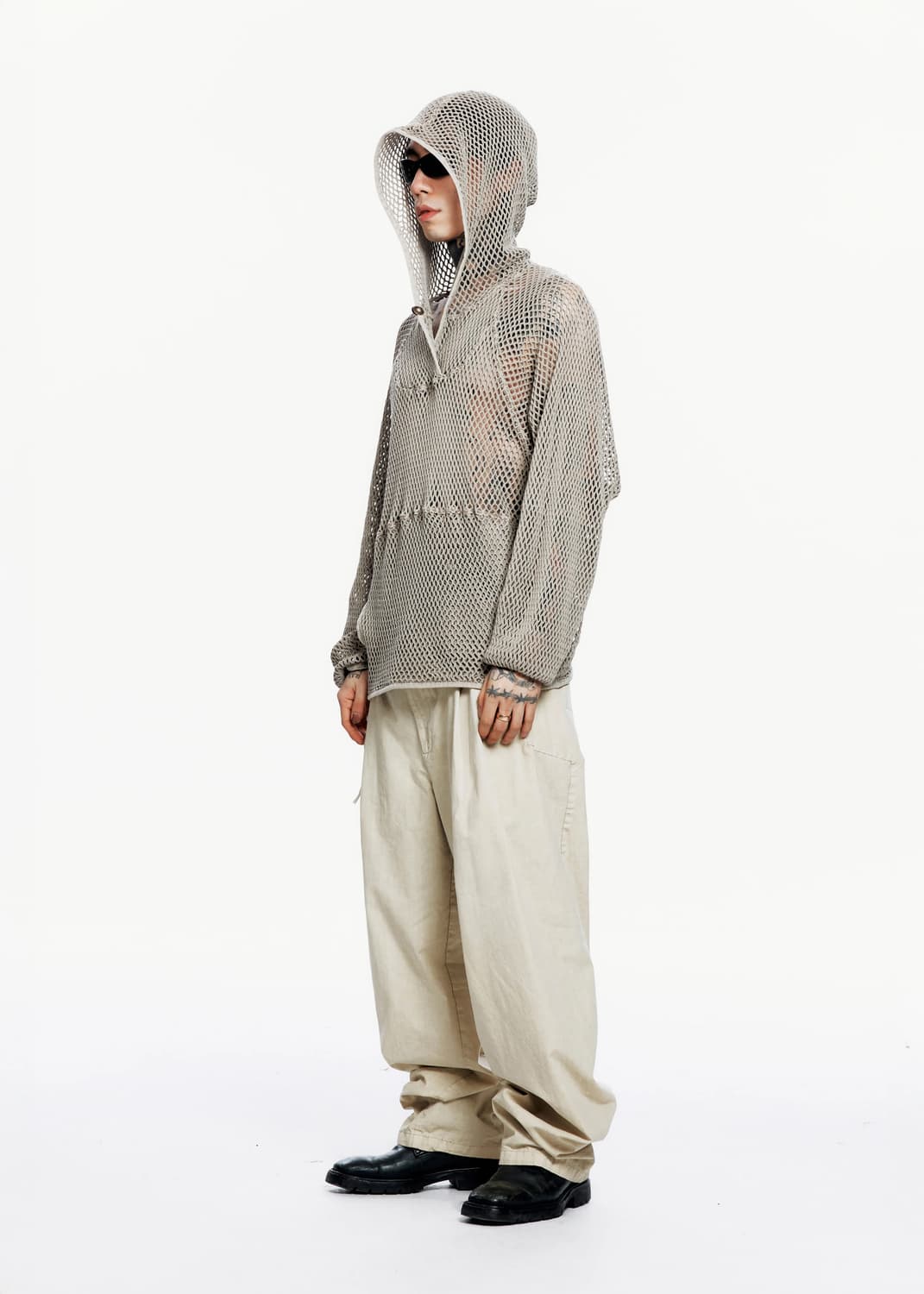 hyeinseo wide pants w/macrame belt 4size 상품이미지6