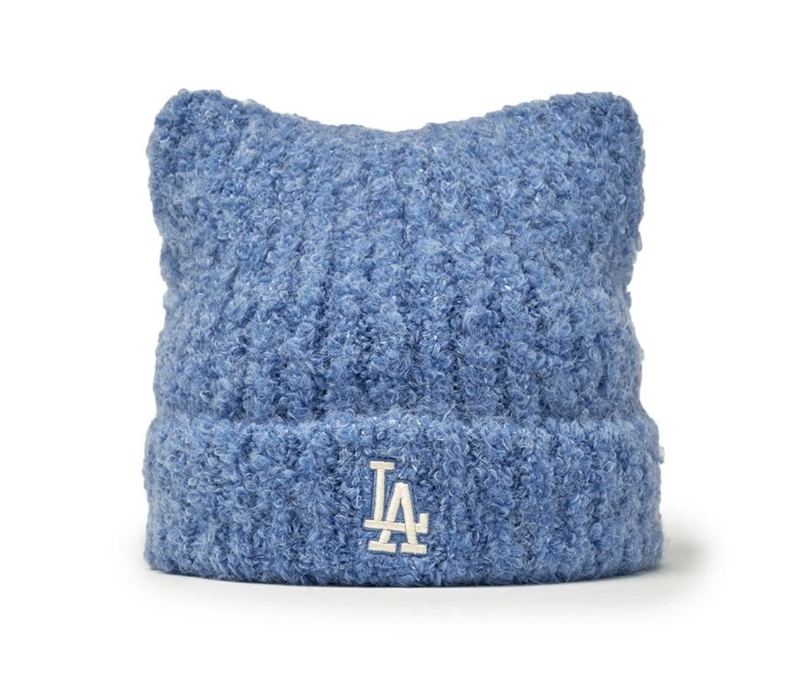 mlb 플러시 미야옹 비니 스카이 블루 상품이미지1