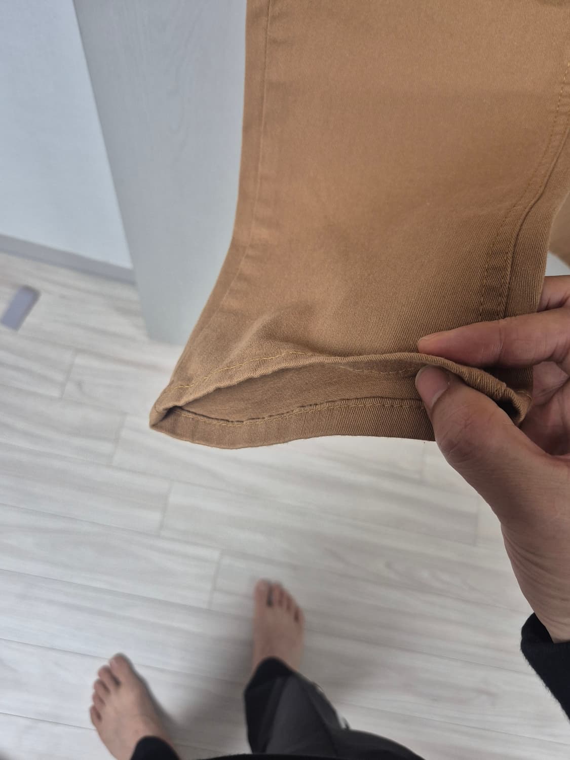 카멜색 청바지 36인치 (새상품급) 상품이미지5