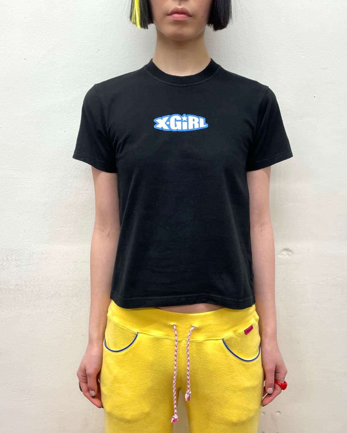 X Girl Daisy Black T-Shirt 상품이미지2