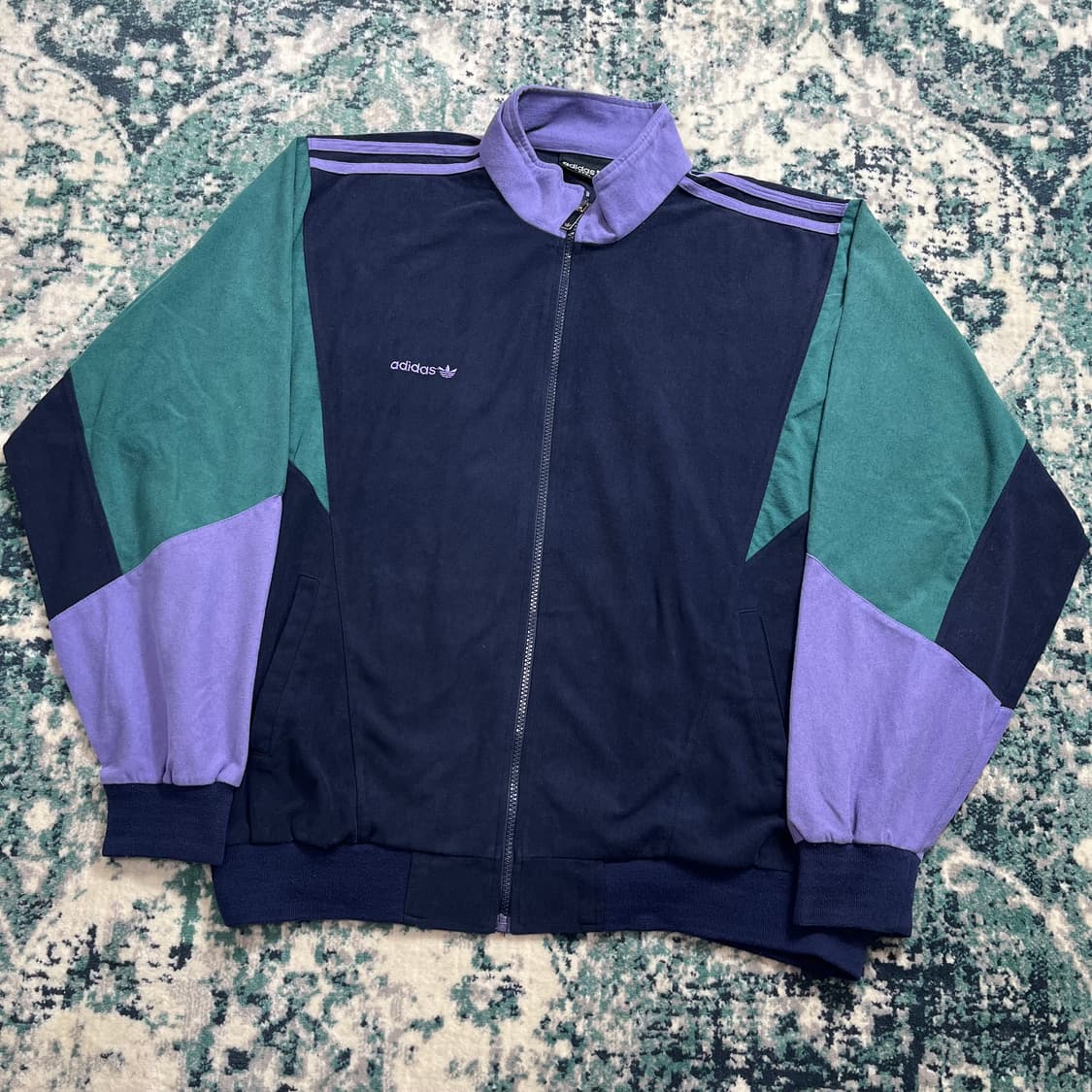 90s Adidas 아디다스 멀티컬러 트랙탑 져지(XL) 상품이미지2