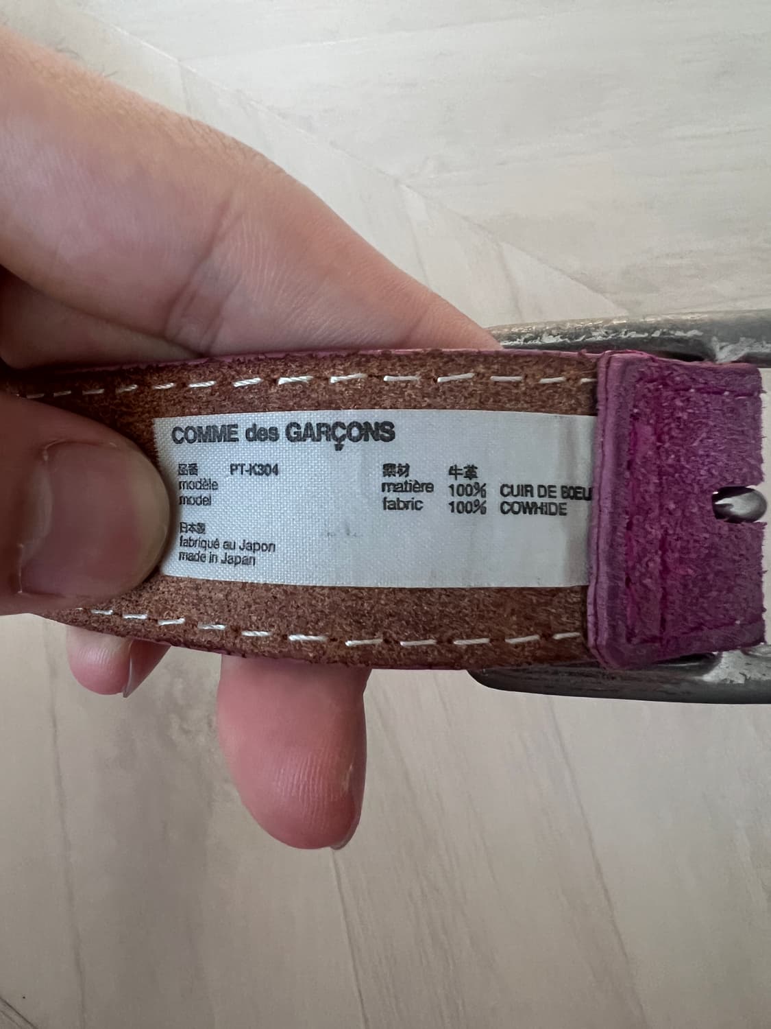 COMME des GARCONS HOMME PLUS 벨트 상품이미지5