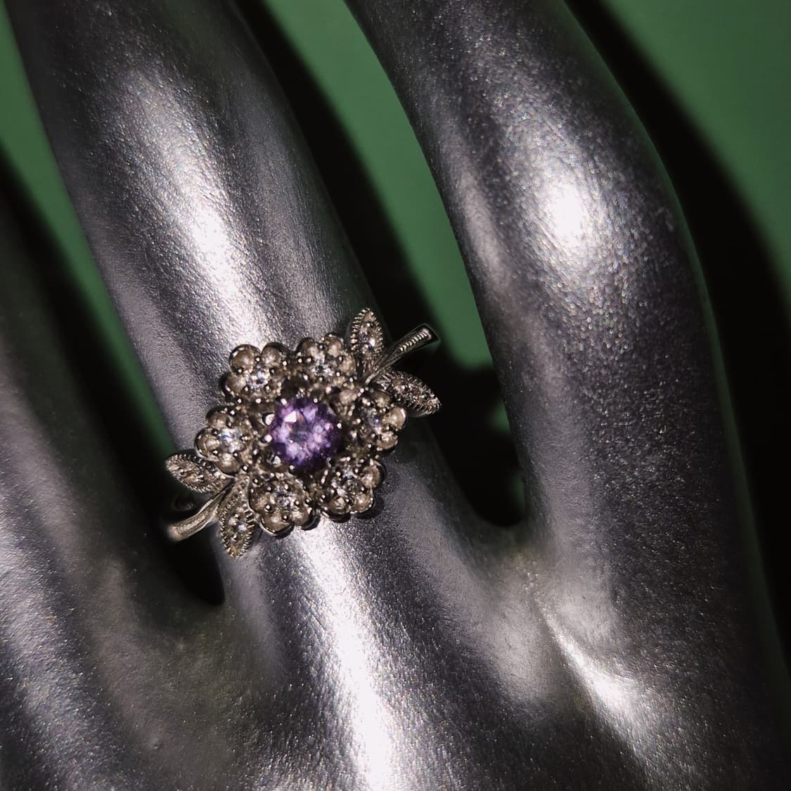 05s 안나수이 실버 925 크리스탈 꽃잎 반지 상품이미지5