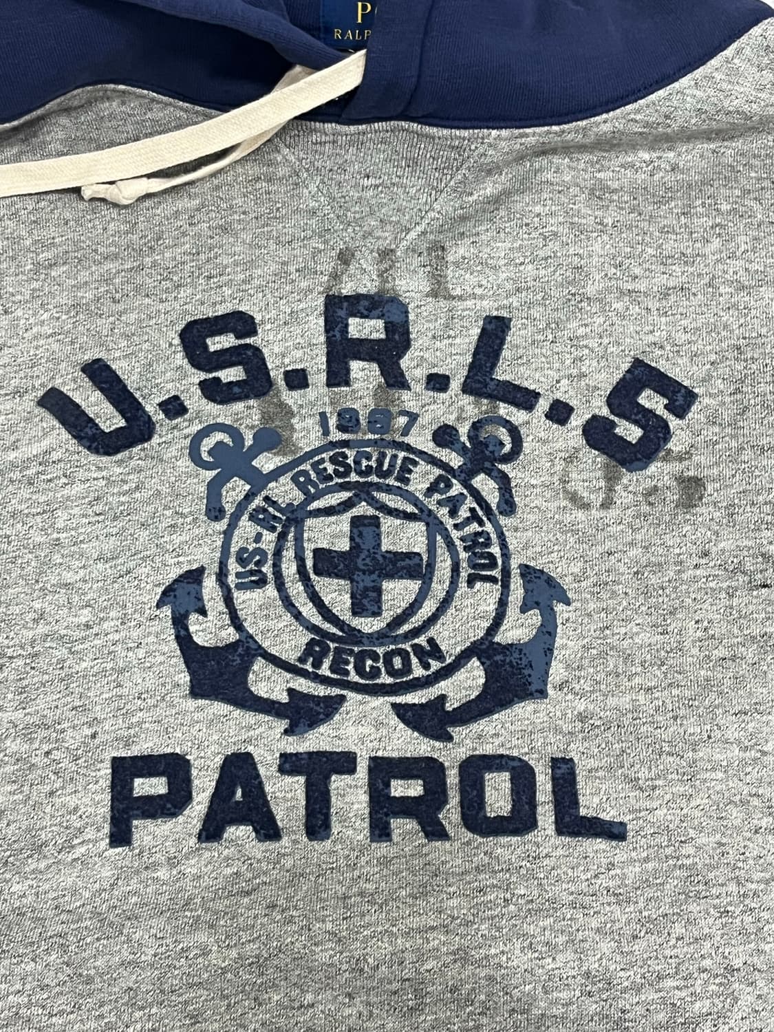 새상품 폴로랄프로렌 USRLS 기모 후드티 XL 상품이미지8