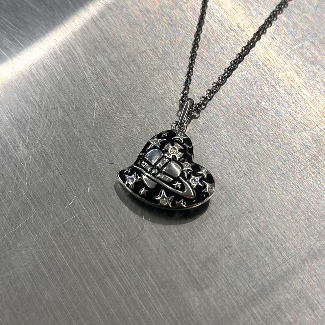 비비안웨스트우드 디아망떼 하트 목걸이 상품이미지3