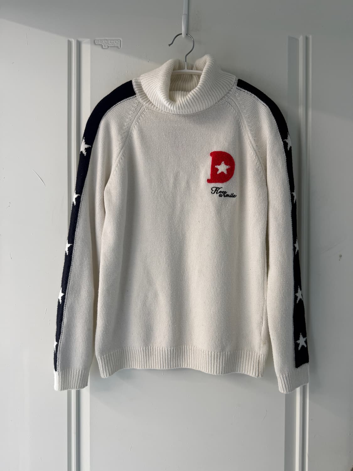 일본빈티지 Delsol 스타 터틀 스웨터 상품이미지5