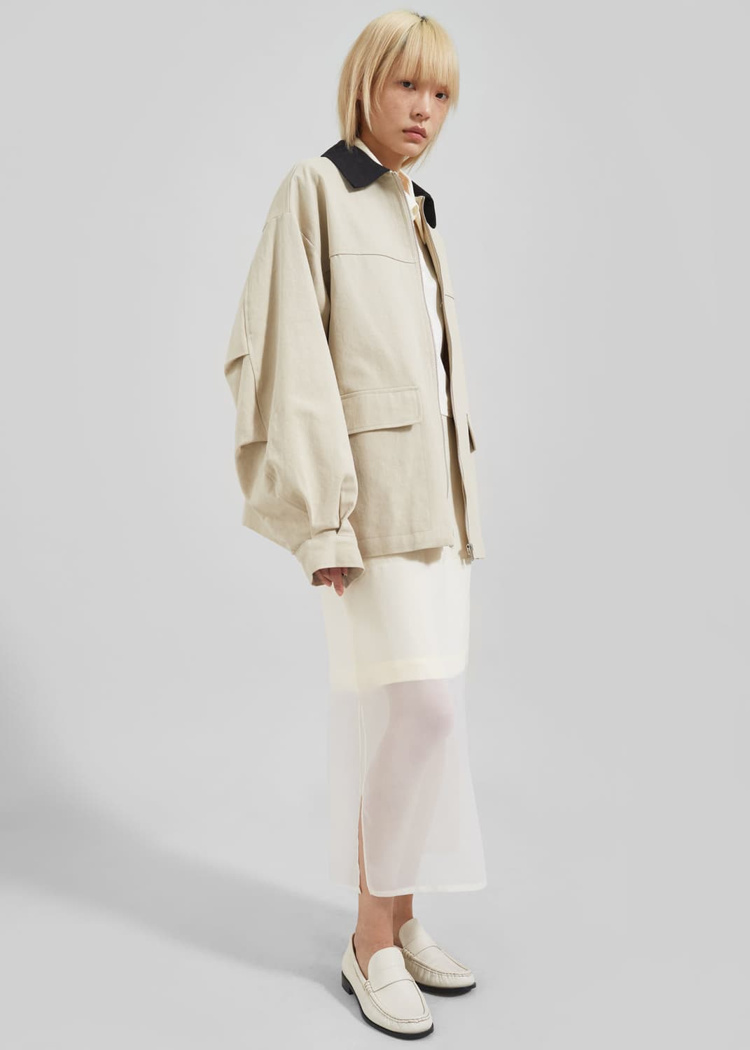 더프랭키샵 MALIA 오버사이즈 유틸리티 워크 자켓 xs/s 상품이미지3