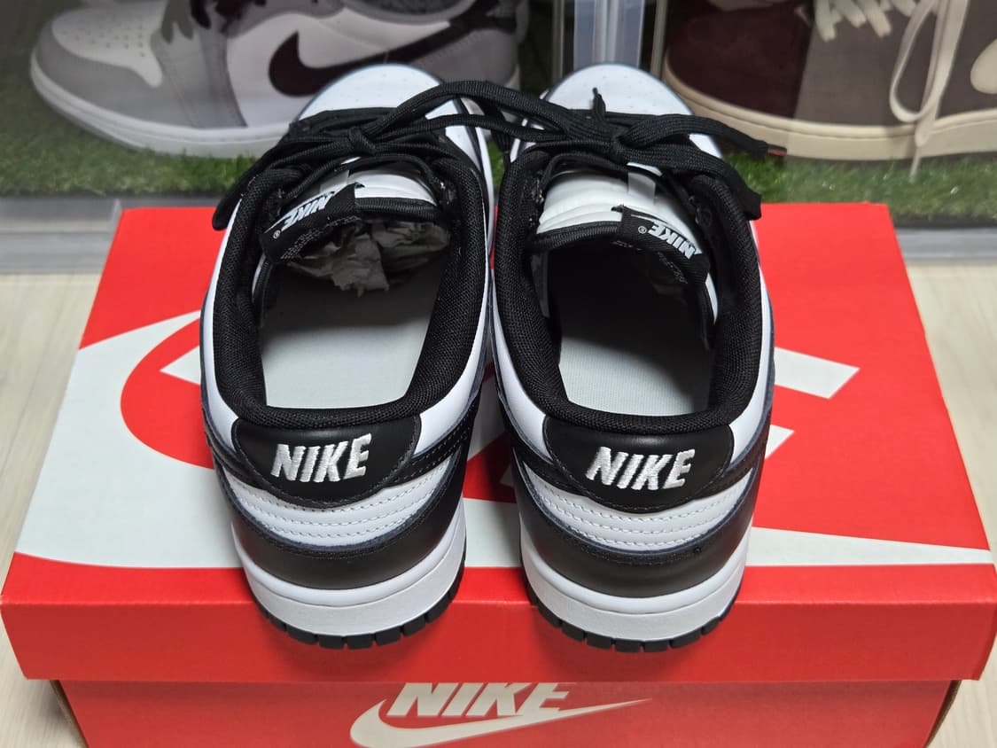 [판매](260)나이키 덩크 로우 레트로 블랙(범고래) 상품이미지5