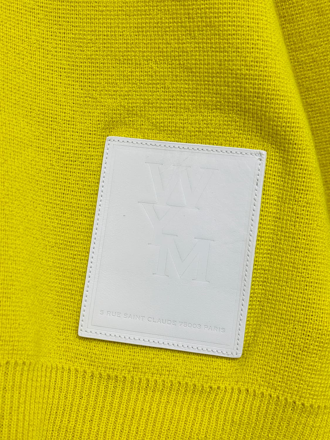 우영미 스웨터 옐로우 50 상품이미지4