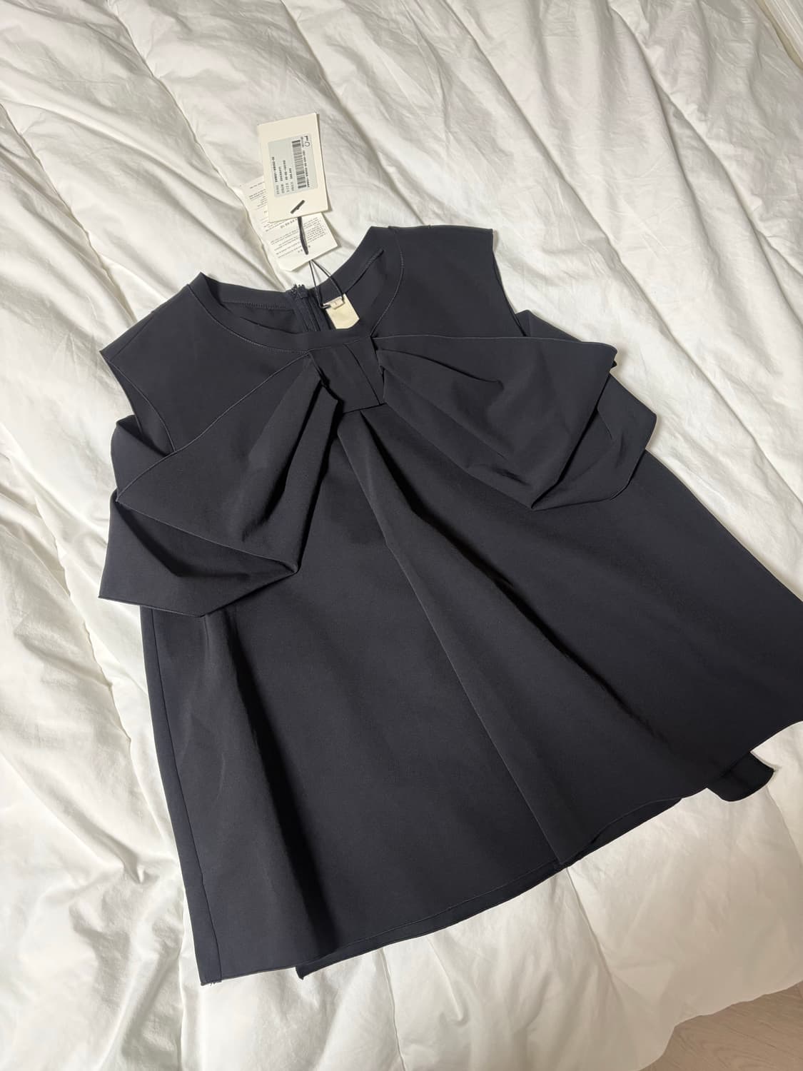 오즈세컨 리본 블라우스 오프숄더 상품이미지1