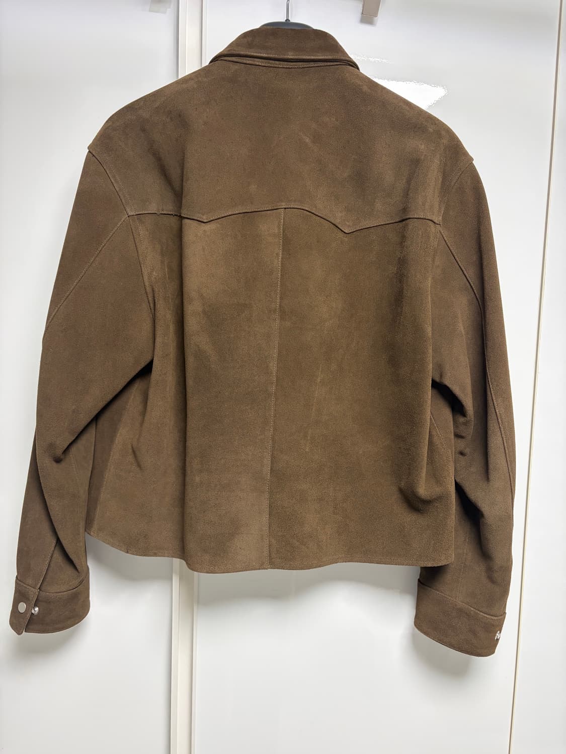 토니웩 스웨이드 크롭 웨스턴 자켓 올리브 브라운 L사이즈 상품이미지3