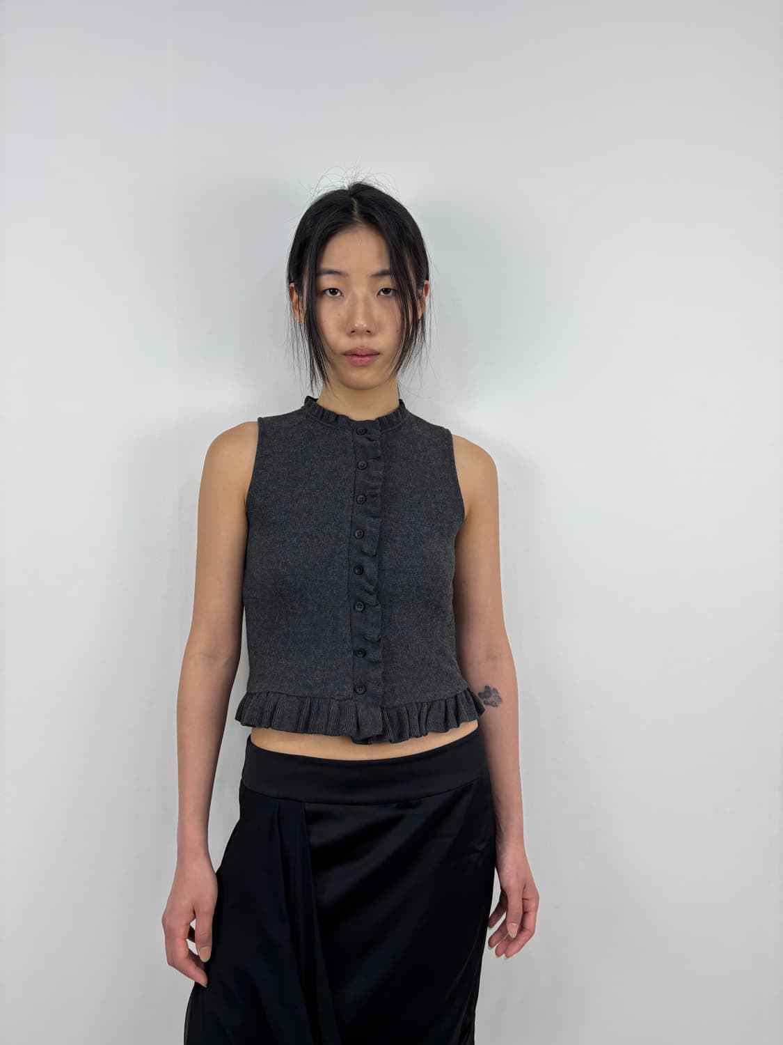 ZARA FRILL KNIT SLEEVELESS 상품이미지5