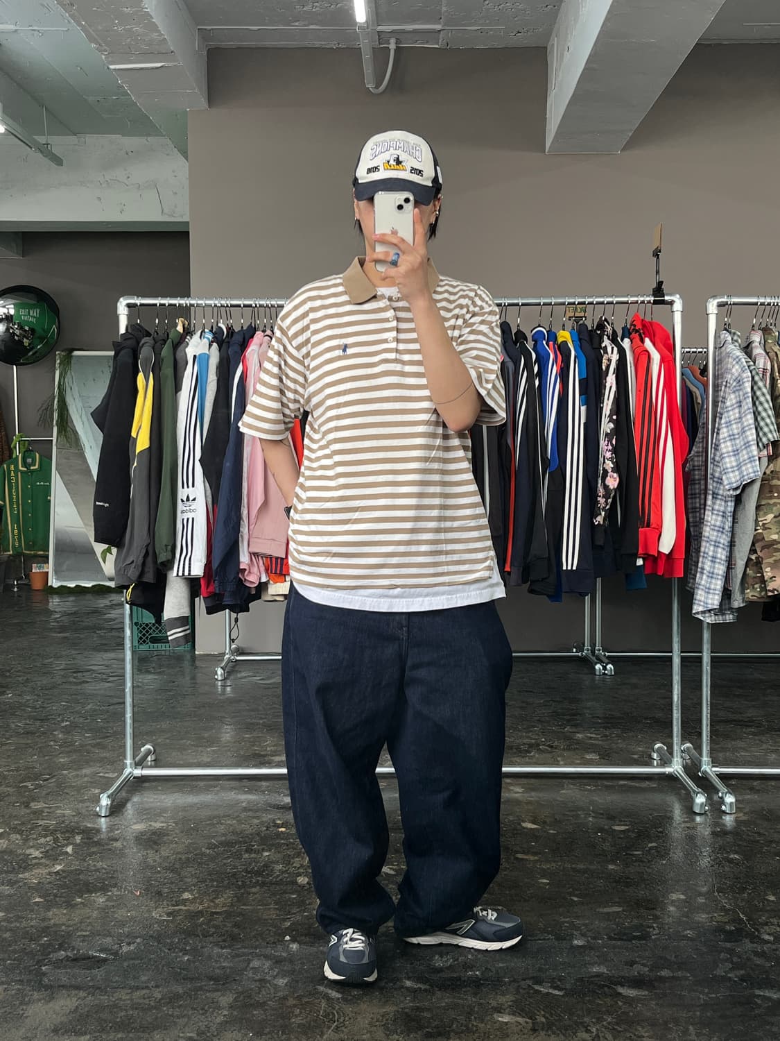 폴로 랄프로렌 스트라이프 카라 반팔 티셔츠 상품이미지2