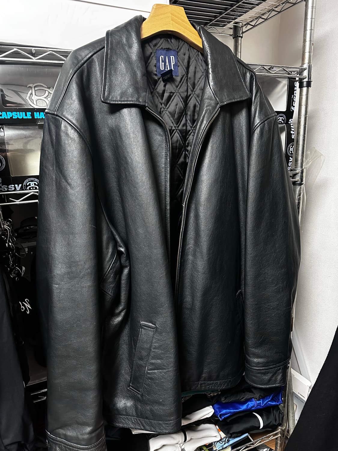 올드갭 GAP 리얼 레더 자켓 (XXL) 상품이미지3