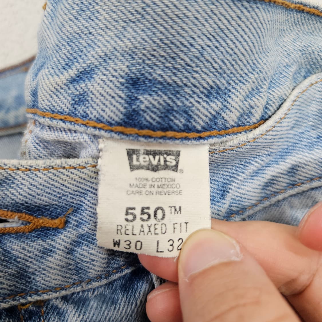 90s 리바이스 550 데님 30 32 상품이미지6