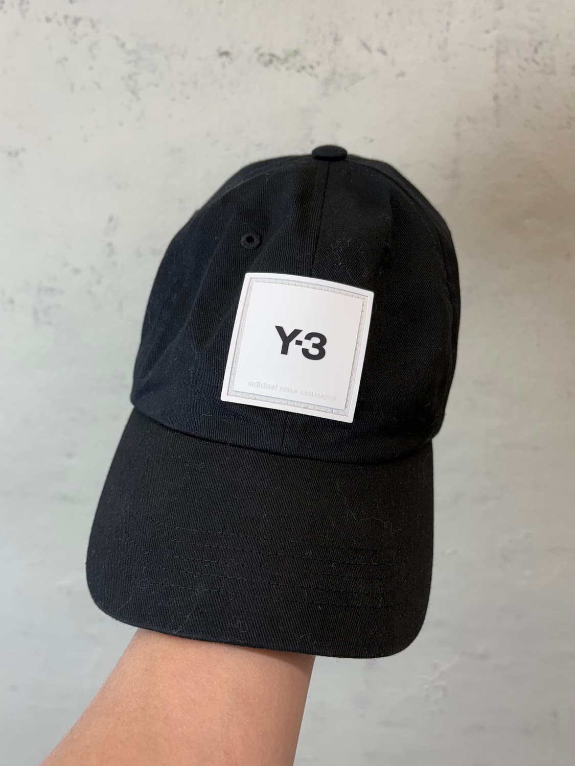 Y-3 아디다스 요지야마모토 스퀘어 라벨 볼캡 상품이미지1