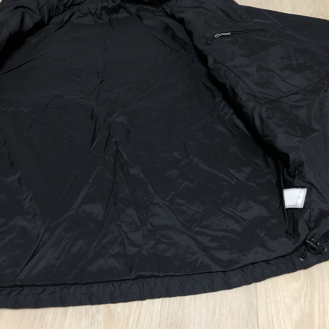 (M) 노스페이스 NORTH FACE 하이넥 블랙 점퍼 상품이미지7