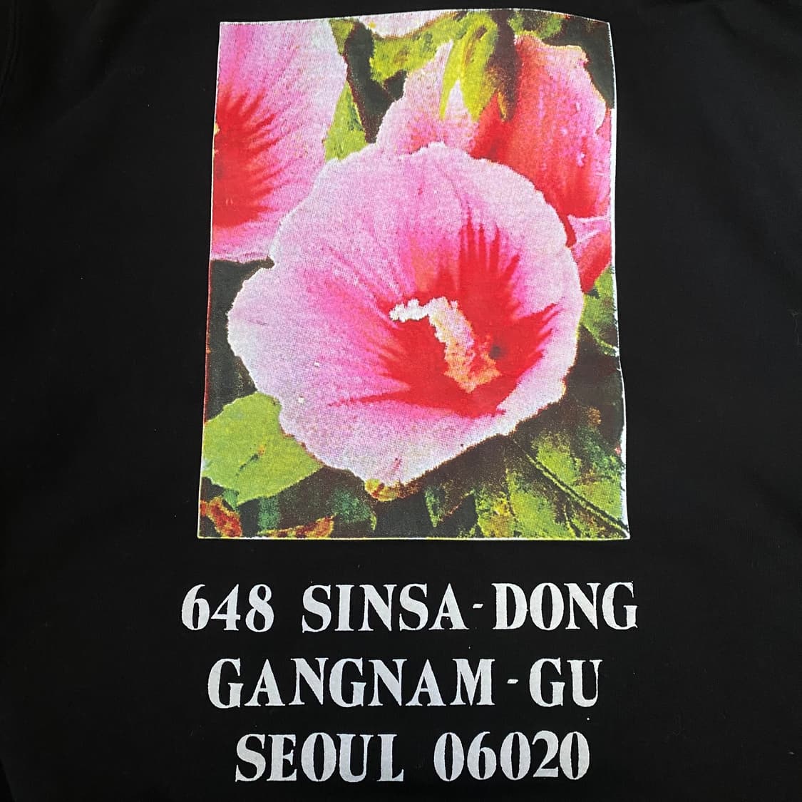 [L] 23FW 슈프림 서울 박스로고 후드 스웨트셔츠 블랙 상품이미지7