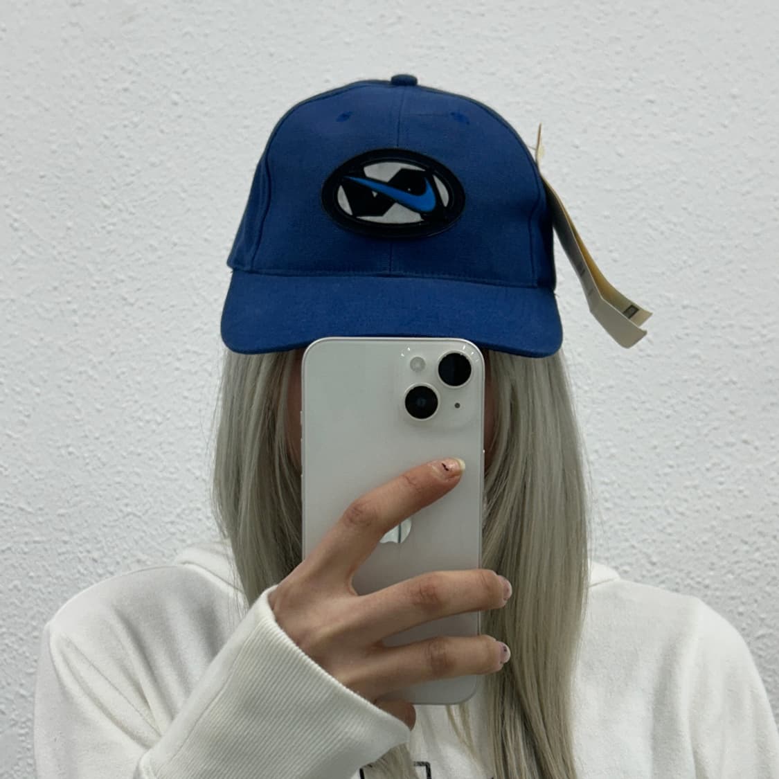 나이키 센터 자수 네이비 볼캡 상품이미지1