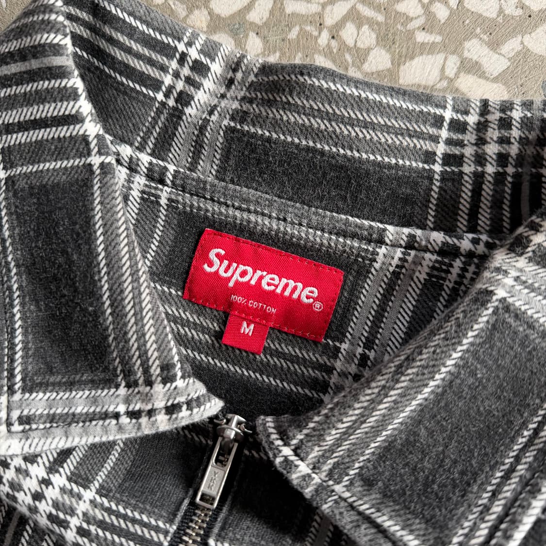 슈프림 체크 집업 자켓 상품이미지7