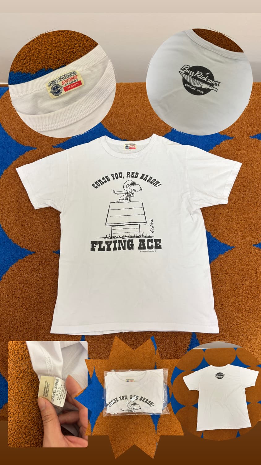 버즈릭슨 스누피 티셔츠 Made in USA🇺🇸 상품이미지1