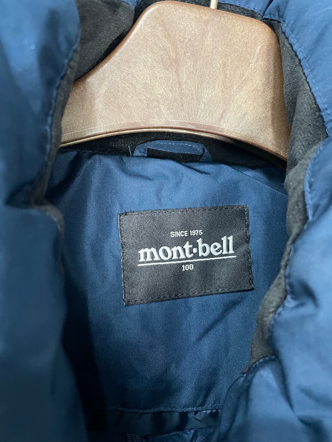 몽벨 청록 후드 패딩 H1389 상품이미지6