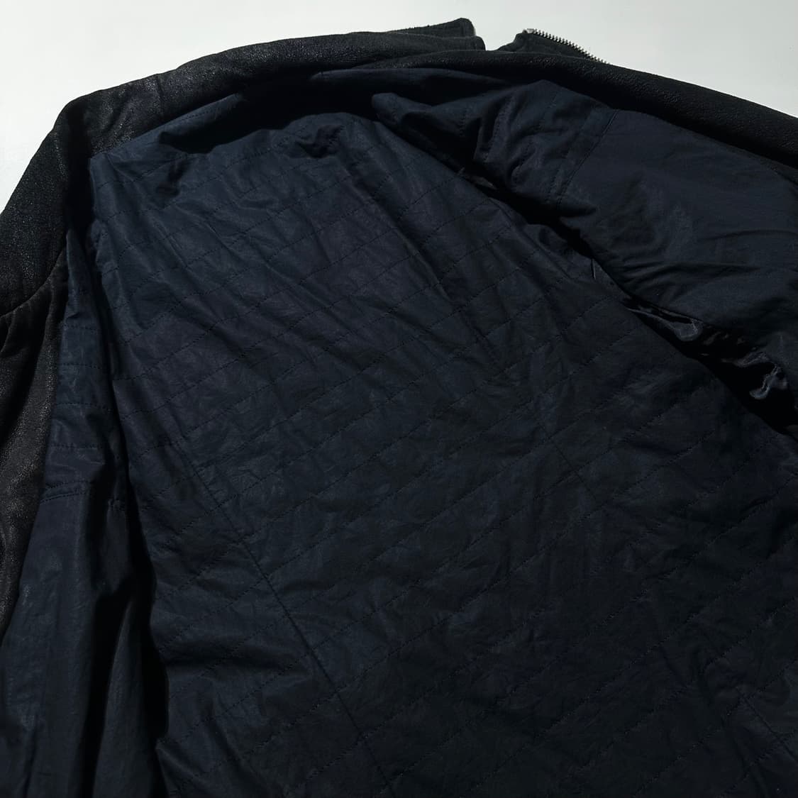 릭오웬스 스투지 램스킨 라이더 자켓 블랙 상품이미지6