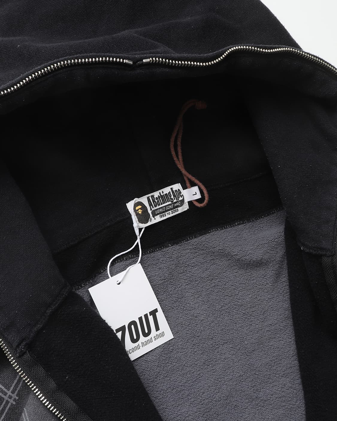 A BATHING APE Check Full Zip Hoodie 상품이미지7