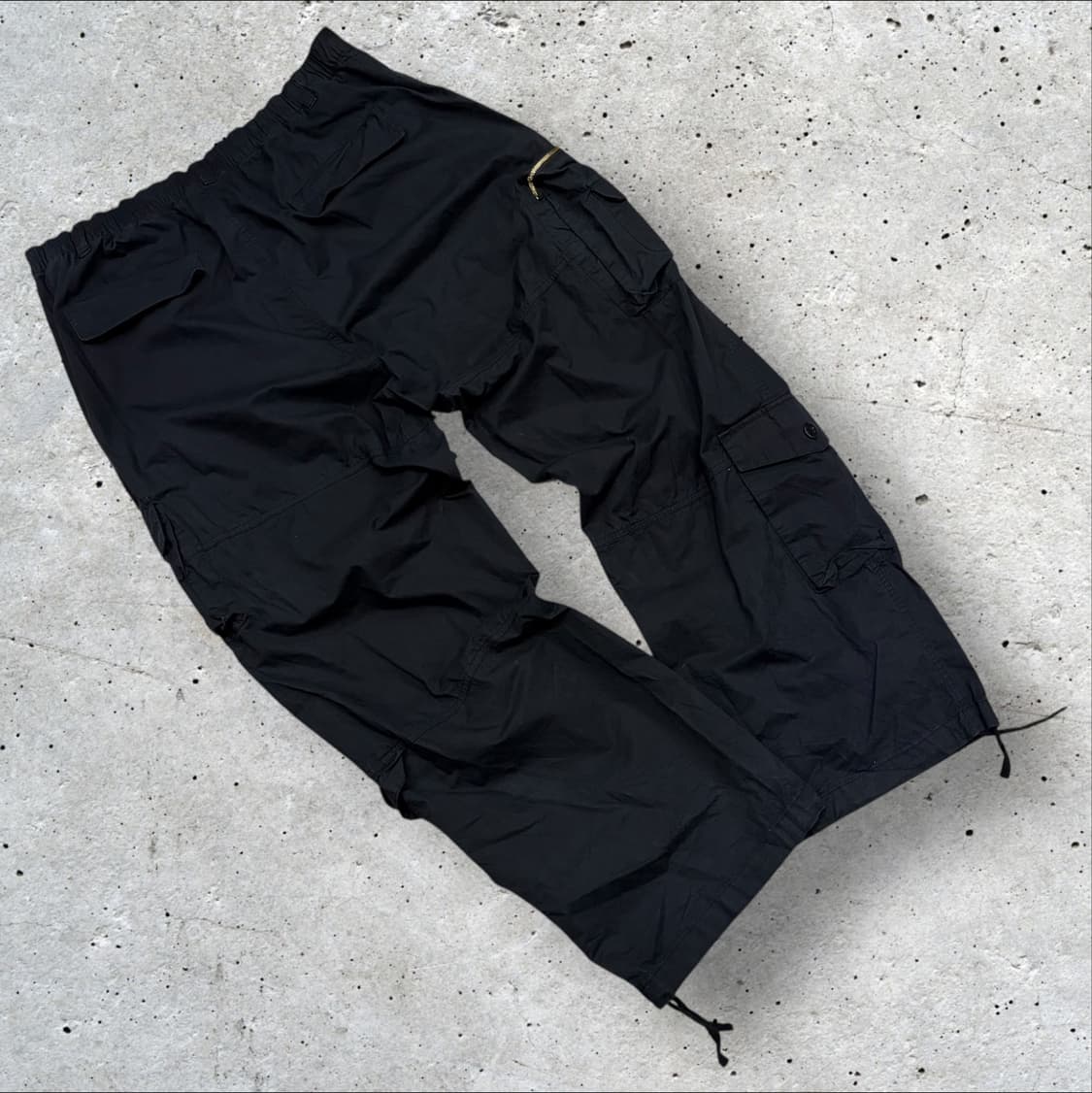 [L] 브라운브레스 블랙 카고 반바지 포켓 지퍼 디테일 B845 상품이미지2