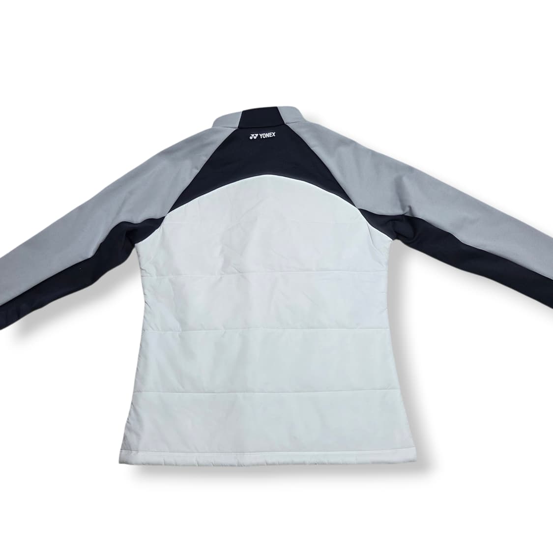 요넥스 패딩 트레이닝 자켓 화이트 배색 상품이미지2