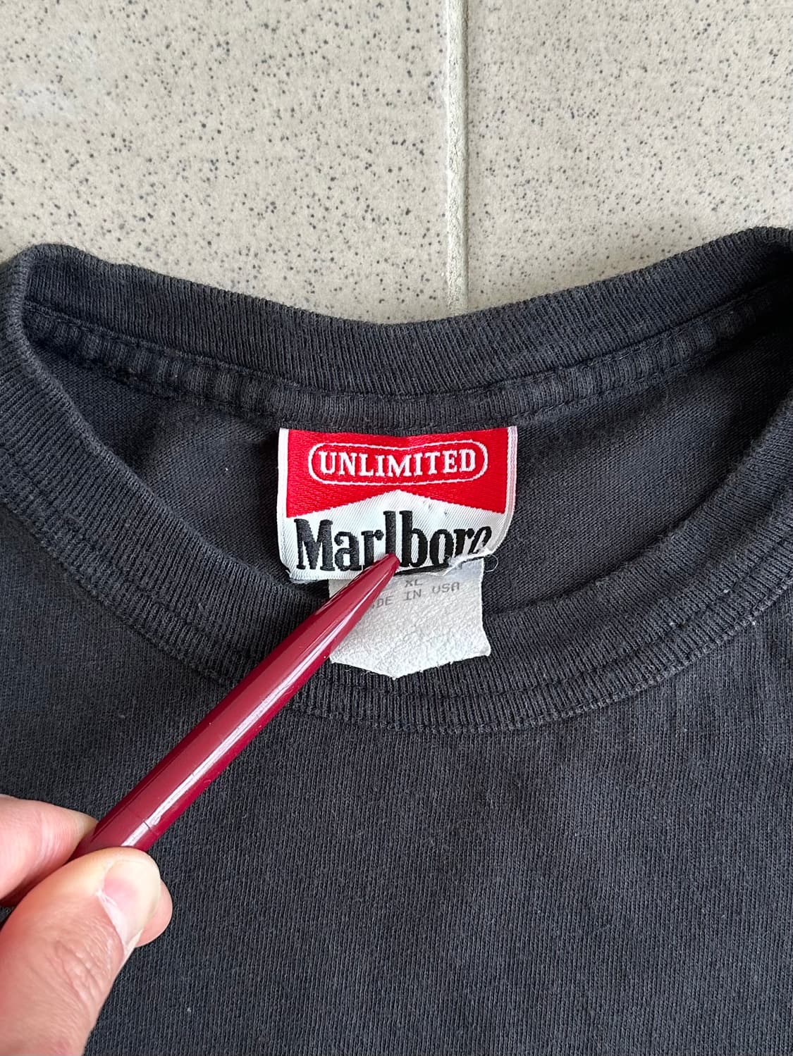 90s 빈티지 말보로 리자드 티셔츠 XL 상품이미지6