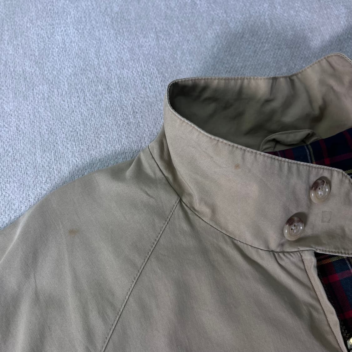 100 80s (일경물산)폴로랄프로렌 방패로고 블루종 자켓 상품이미지3